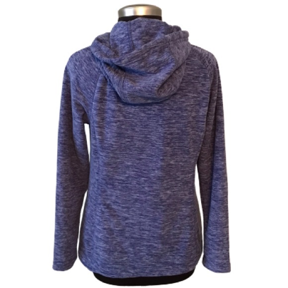 Green Tea Heather Blue Zip-Up Jacket with Hoodie M - Picture 5 of 7